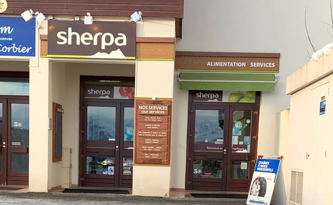 Supermarché Sherpa Corbier Terrasses - Entrée