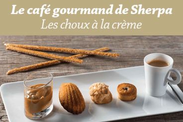 Café gourmand - Choux à la crème