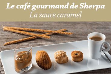 Café gourmand - Sauce caramel