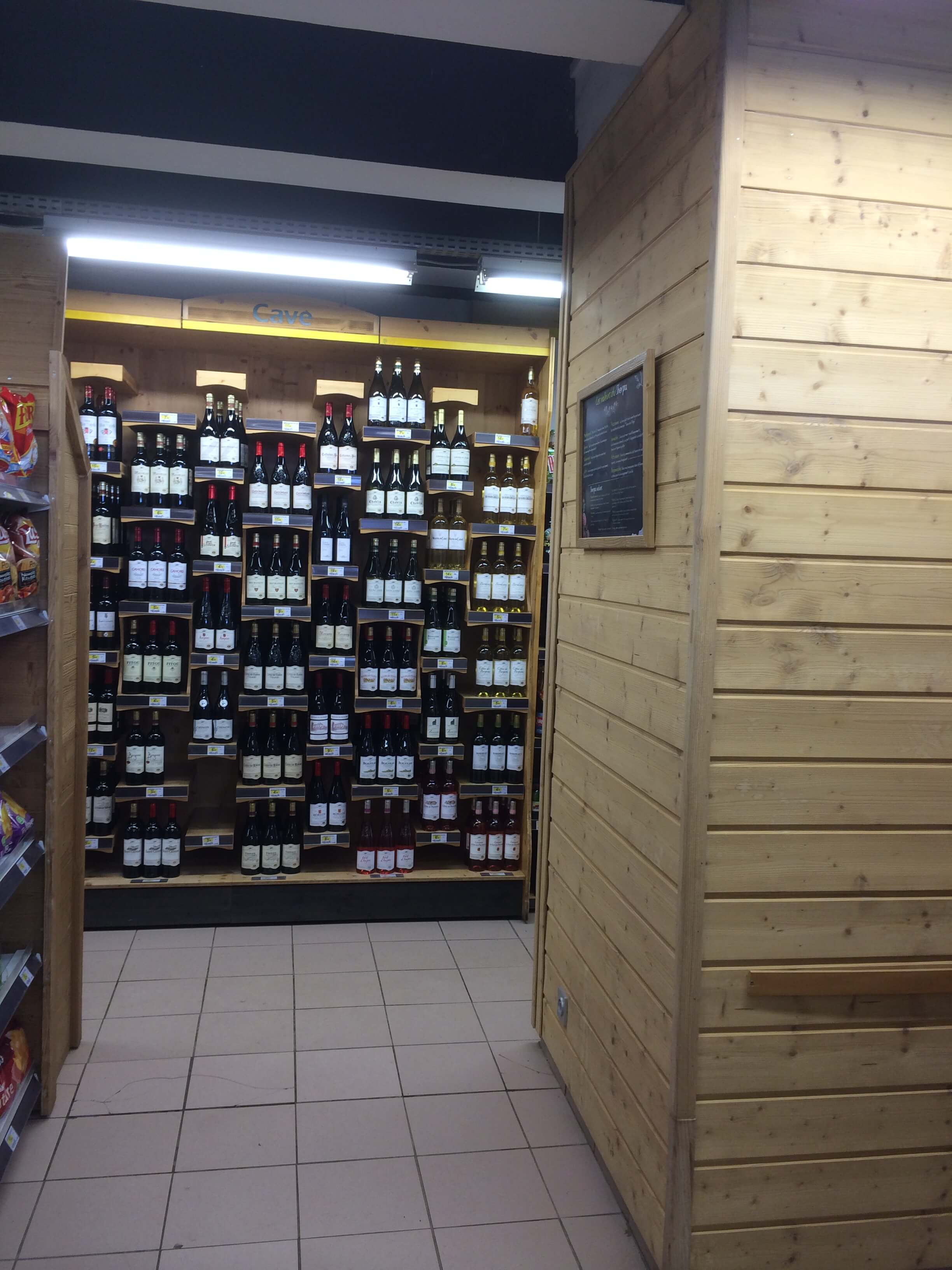 Sherpa supermarket Rosière (La) - Les Eucherts wine cellar