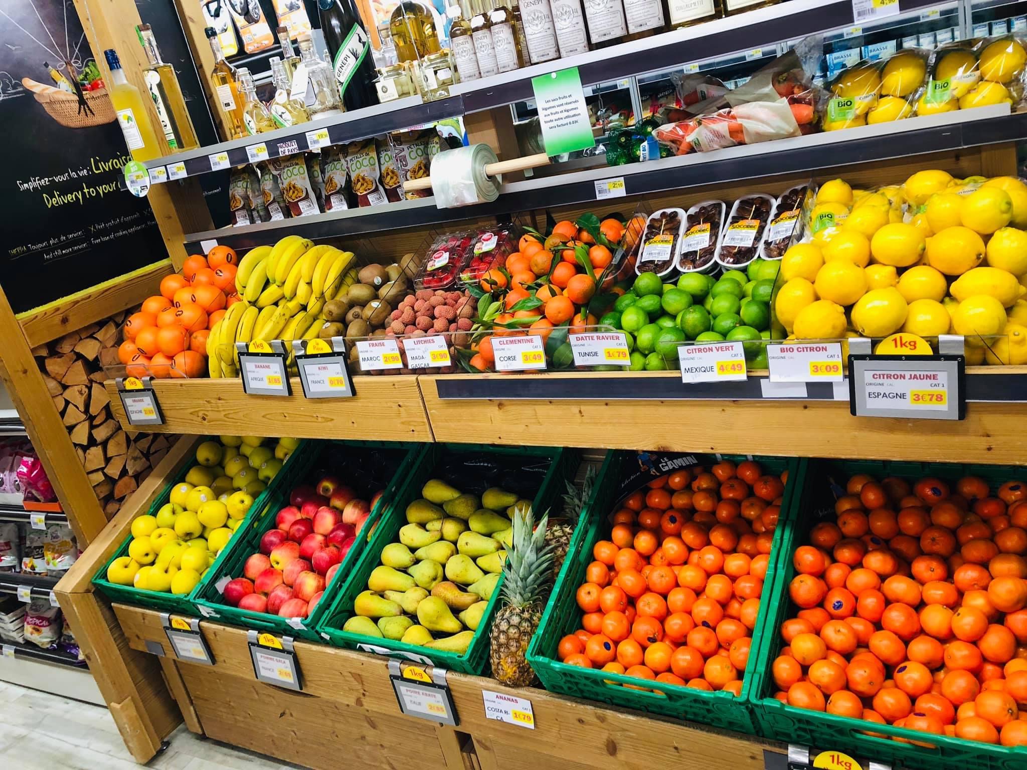 Sherpa supermarket Foux d'Allos (la) fruits