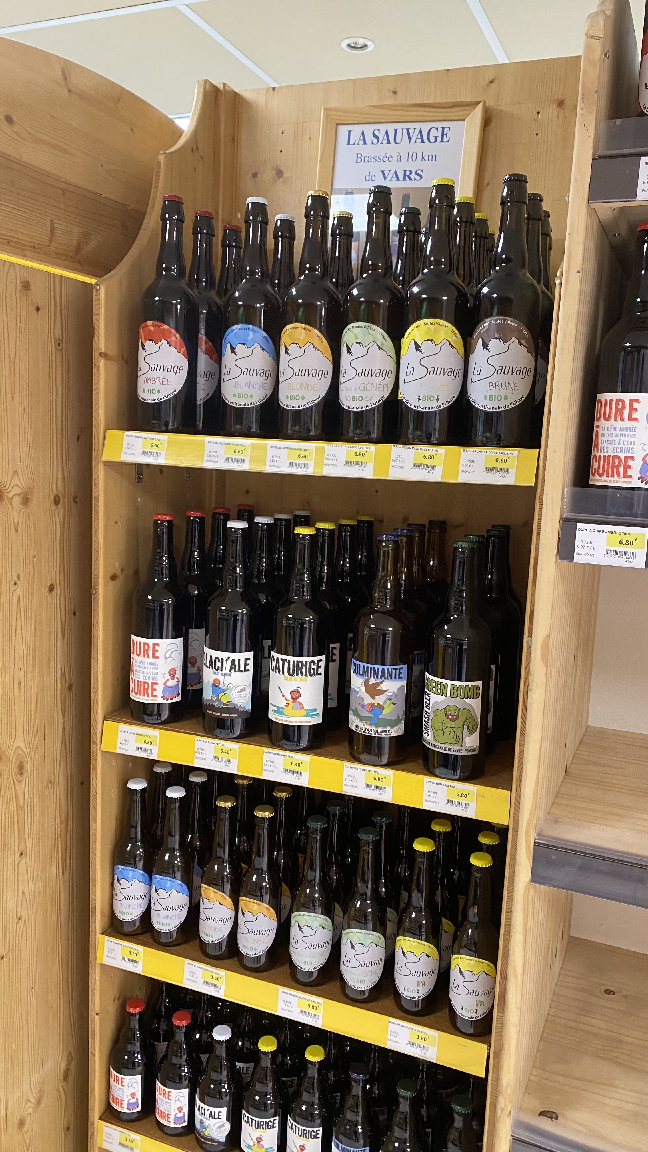 Sherpa Supermarché Vars - Bières Locales