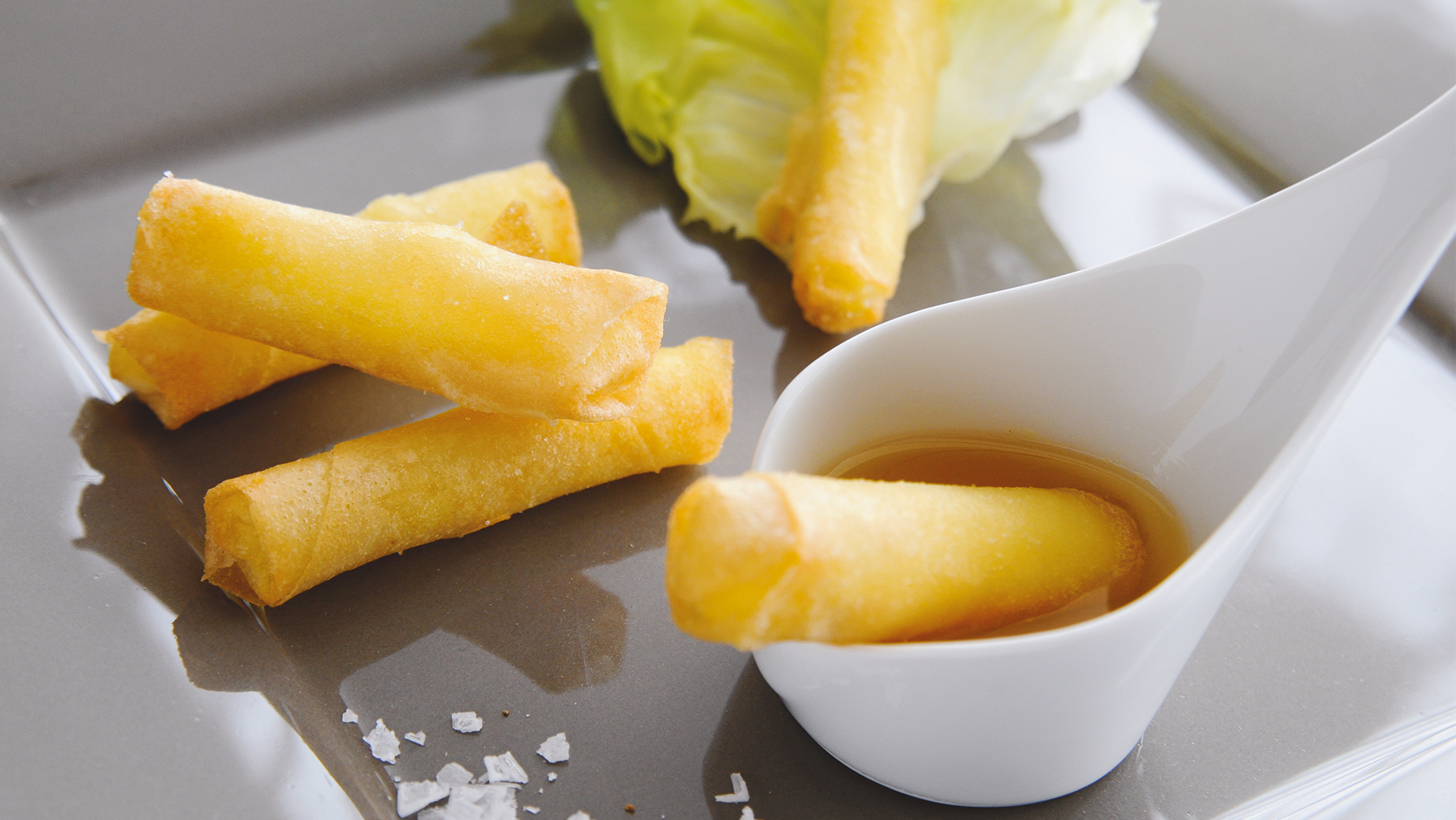 Recette de Nem au reblochon par Mickey Bourdillat, chef du Malafan à Chamonix, pour Sherpa Supermarché