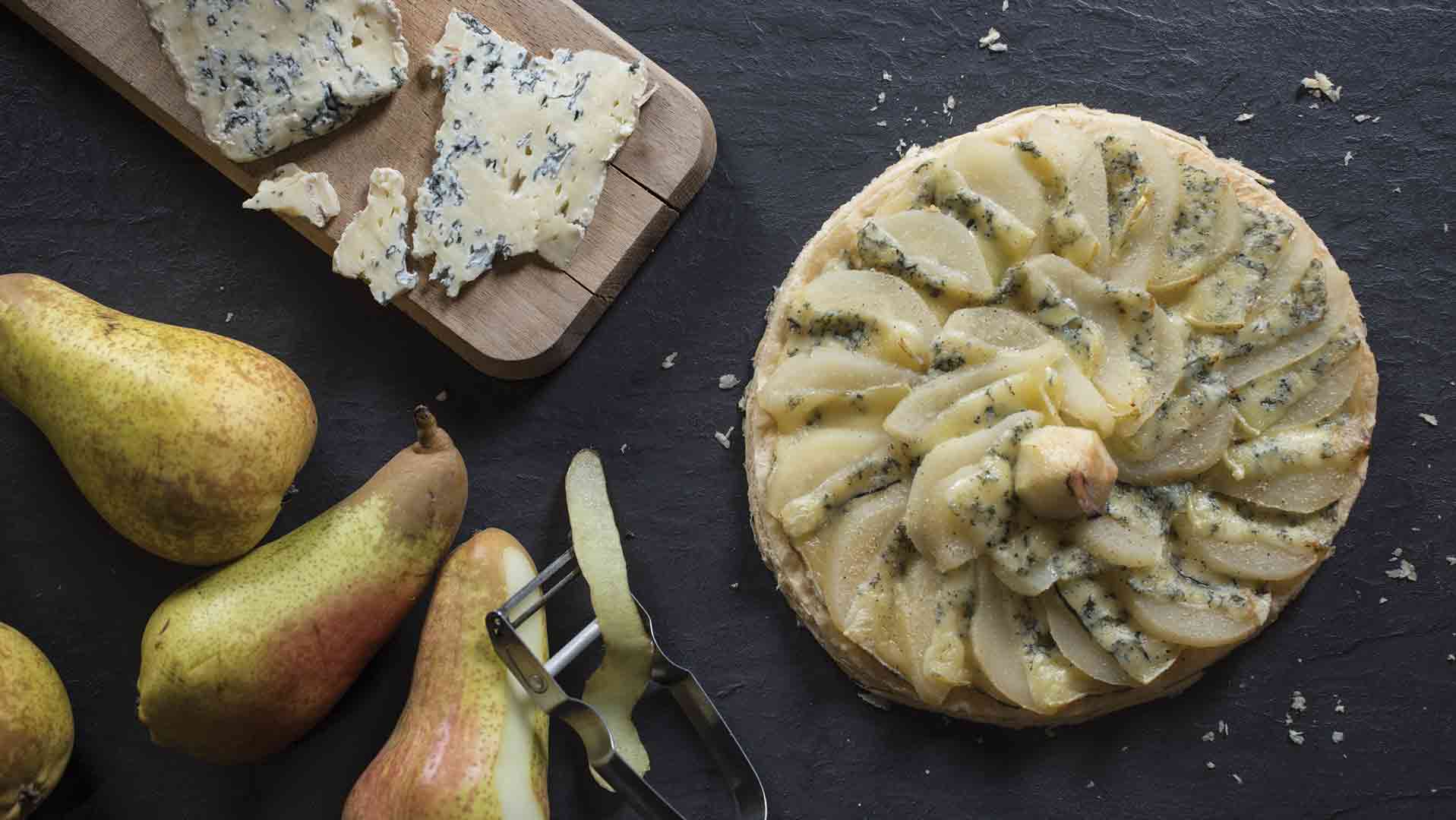Pear and Gex Blue cheese tart recipe