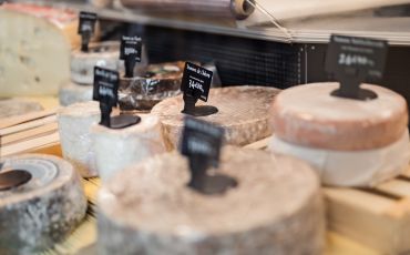 vitrine de fromages de montagne 