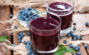 boisson maison a base de myrtille 