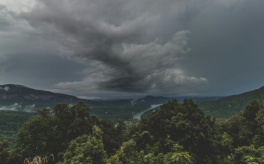 orage en montagne