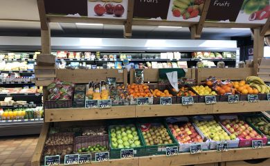 Supermarché Sherpa Contamines-Montjoie (Les) - Rayon fruits et légumes