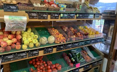 Intérieur Supermarché Sherpa Saint Gervais - Le Bettex rayon fruits et légumes