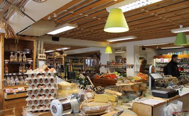 Intérieur supermaché sherpa Mijoux rayon 