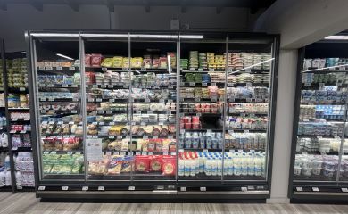 Super marché Sherpa Arc 1800 rayon frais libre service