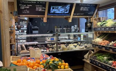 Super marché Sherpa Méribel 1600 : le plein de fruits et légumes frais 
