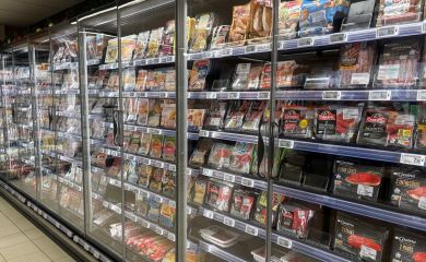 Super marché Sherpa les deux alpes Vénosc rayon frais