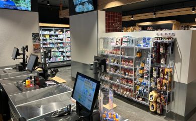 Super marché Sherpa La Toussuire Nouvelles caisses 