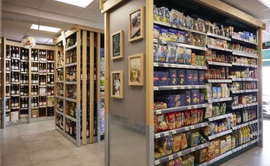 Sherpa Albiez - rayon épicerie et cave à visn