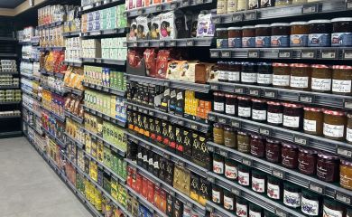 magasin interieure ménuires (les) bruyères rayon confiture 