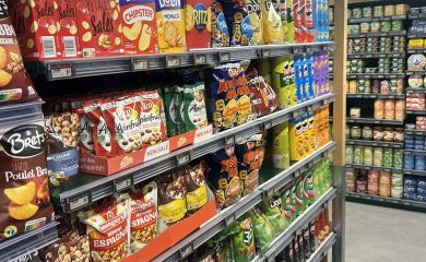 magasin interieure ménuires (les) bruyères rayon chips