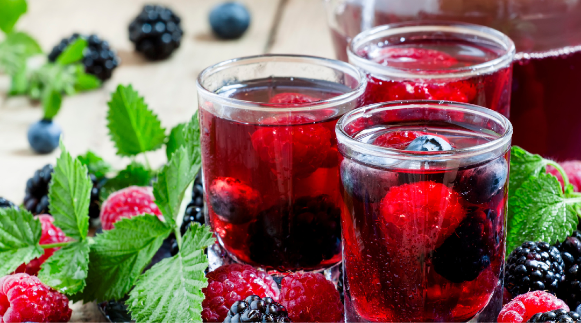 jus aux baies des montagne myrtille framboise mûre