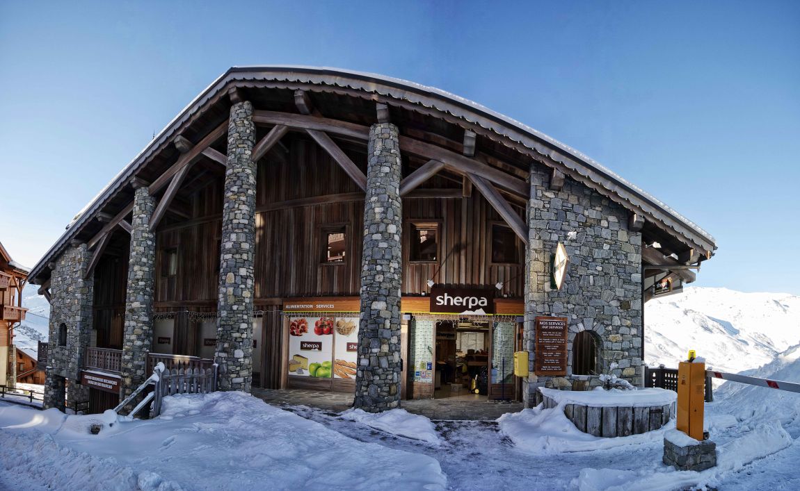 Sherpa supermarket Ménuires (les) - Reberty 2000 winter entrance