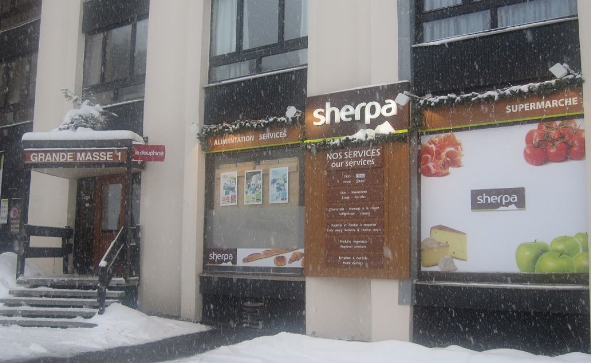 Sherpa supermarket Ménuires (les) - preyerand winter entrance