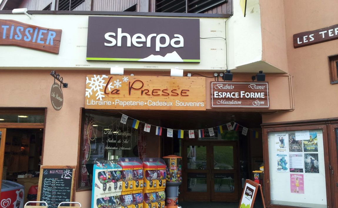 Sherpa supermarket Rosière (La) - Les Eucherts entrance