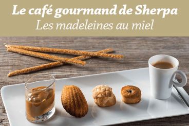 Café gourmand - Madeleines au miel