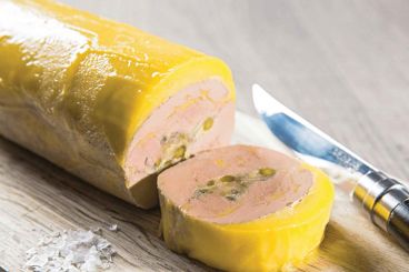 Foie gras de canard, fruits secs
