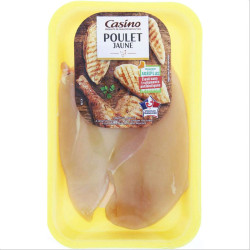 CASINO Poulet jaune 2 filets - 280g