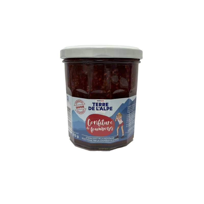 TERRE DE L'ALPE Confiture de Framboise  - 370g