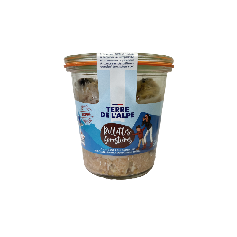 TERRE DE L'ALPE Rilettes Forestière  - 200g
