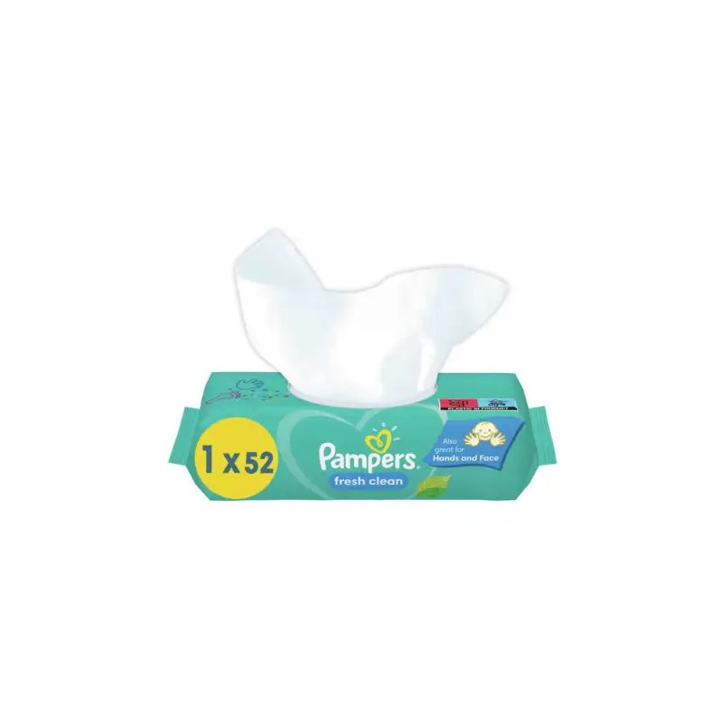 PAMPERS Lingettes Bébé Fresh Clean - x52