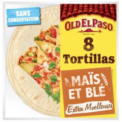 OLD EL PASO Tortillas de Maïs Souples x8 - 335g