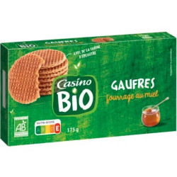 CASINO BIO Gaufres Au Miel Bio - 175g