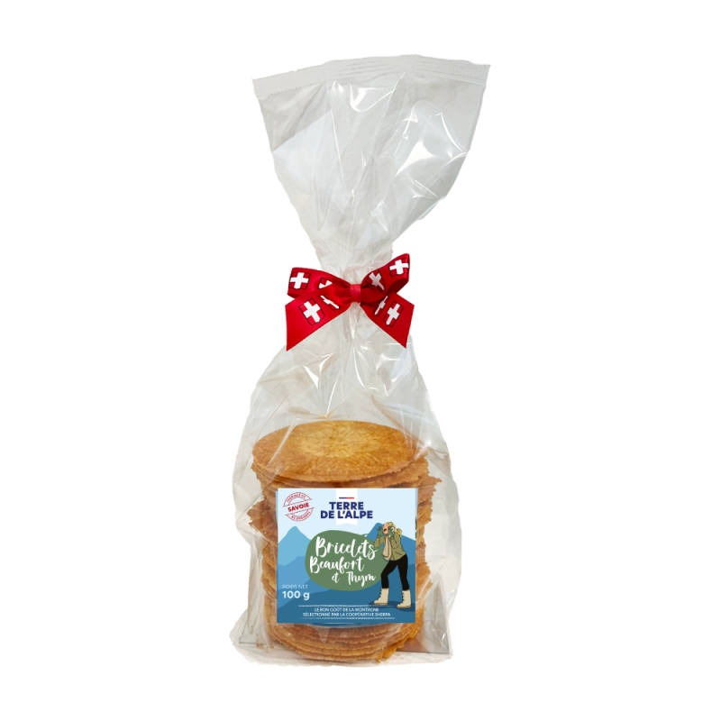 TERRE DE L'ALPE Bricelets Beaufort Thym - 100g