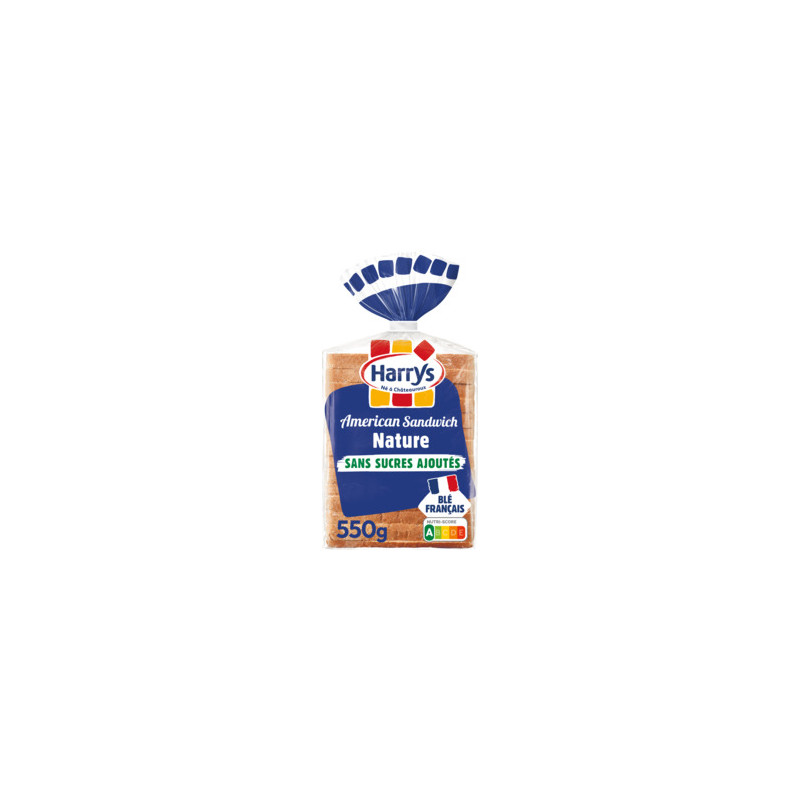 HARRY'S Pain de mie nature American Sandwich - 550g