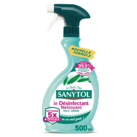 Sanytol Le Désinfectant Nettoyant Eucalyptus 500ml
