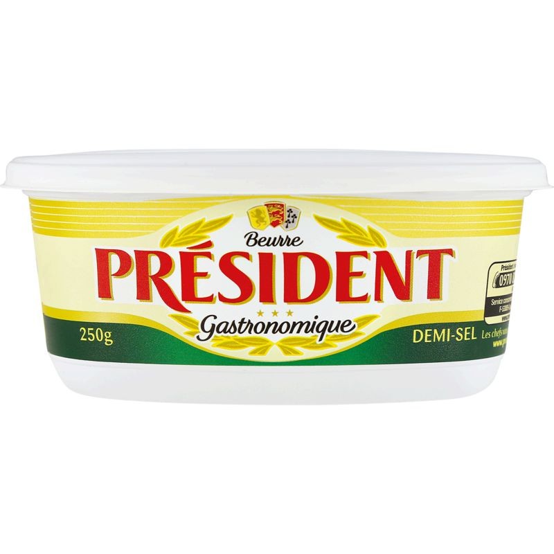 Beurre demi-sel 80% MG 250 g President