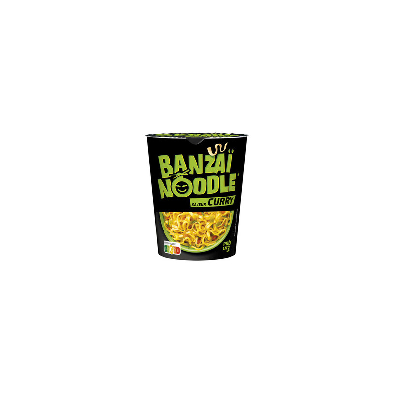 LUSTUCRU Banzaï noodle saveur curry - 67g