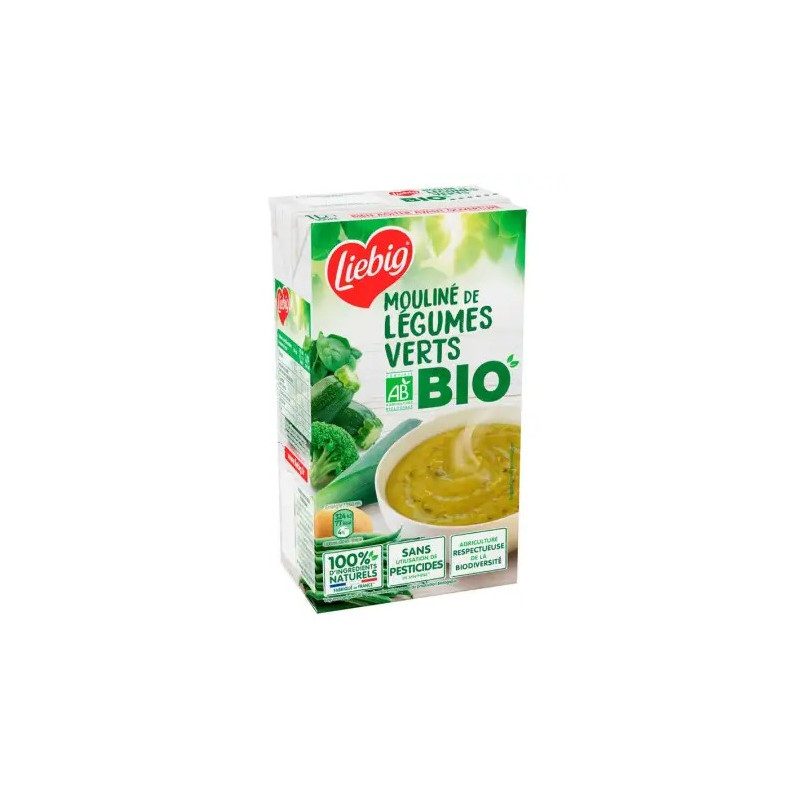 LIEBIG Mouliné de légumes verts Bio - 1L
