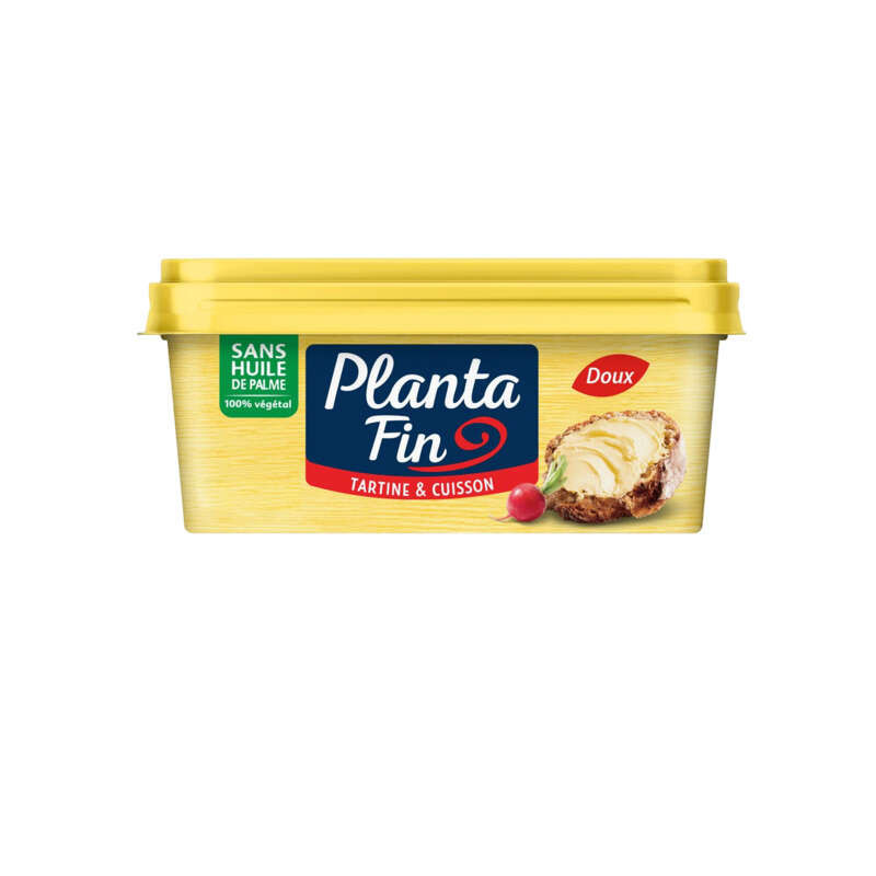 PLANTA FIN Margarine doux 100% végétal - 225g