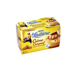 NESTLE La Laitière Crème caramel - 4x100g