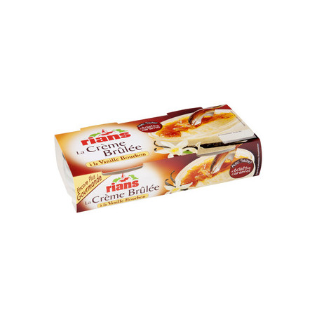 Crème Brûlée à la vanille Bourbon - 2x100g