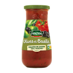 PANZANI Sauce Olives basilic - 400g