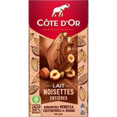 Chocolat lait noisette