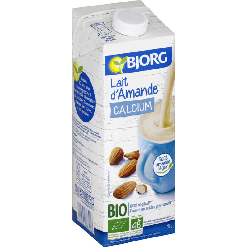 BJORG Boisson au lait d'amande Bio - 1L