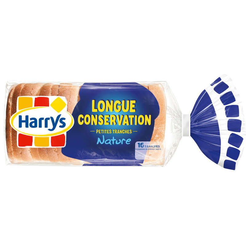 HARRY'S Pain de mie longue conservation Nature  - 250g