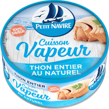 Thon nature cuisson vapeur - 130g