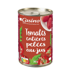 CASINO Tomates pelées - 238g