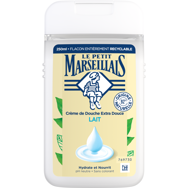 LE PETIT MARSEILLAIS Gel douche lait Bio - 250ml