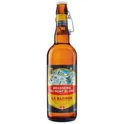 MONT BLANC Bière La Blonde 5.8° - 75cl